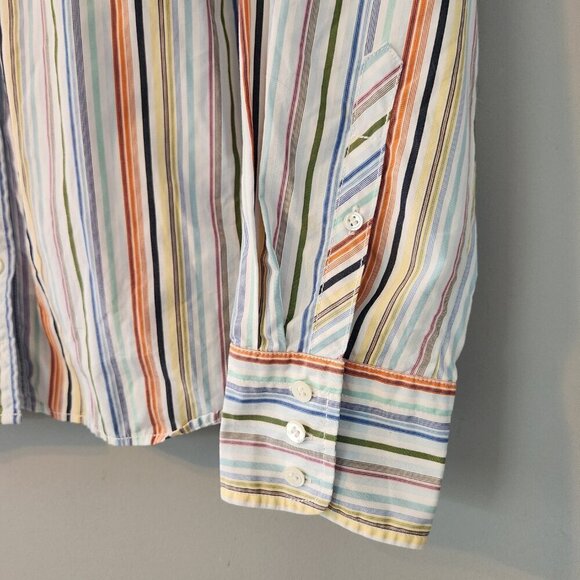 J.Crew Women's Button Down Dress Shirt. Striped. Size Small - Picture 4 of 10